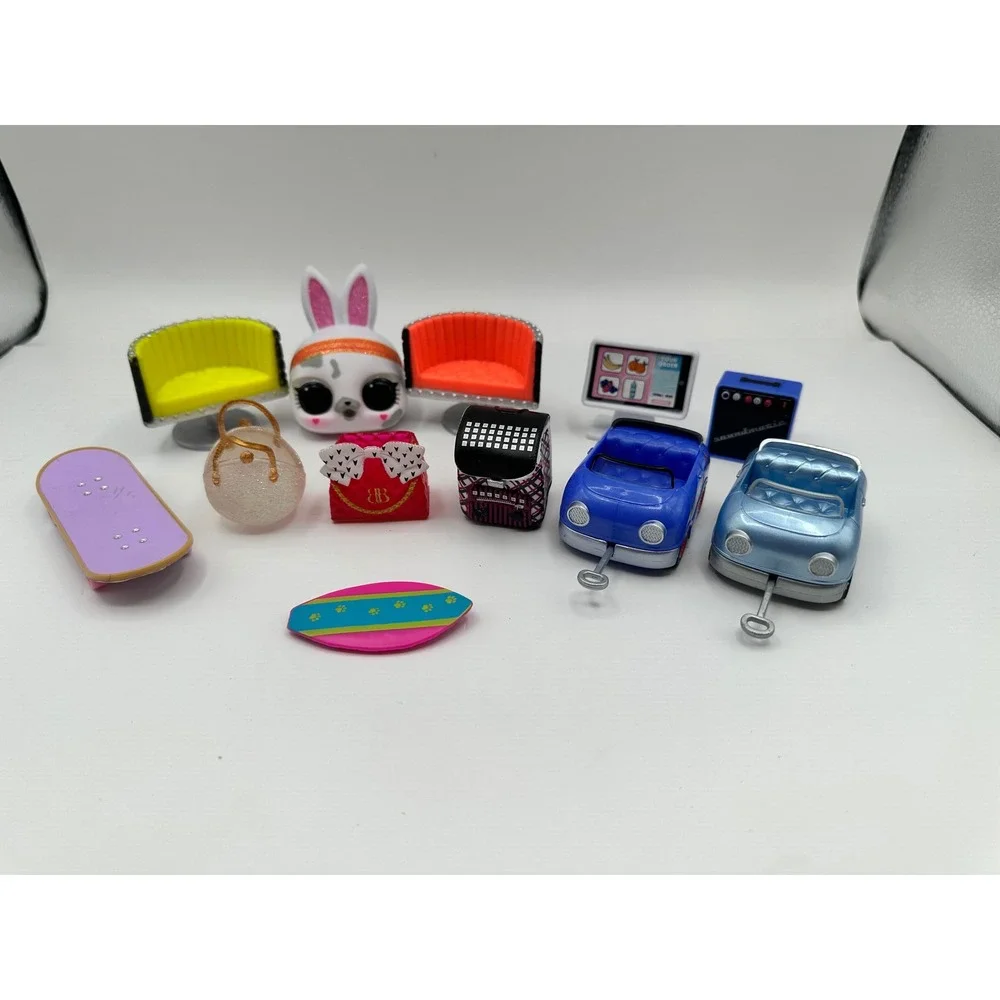 LOL Surprise! Doll Accessories Lot Furniture Car, Electronics Decor